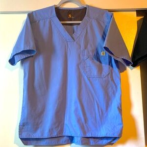 PAIR (2) Carhartt Ripstop Utility Scrub Top Shirts C15108 Men's Size small